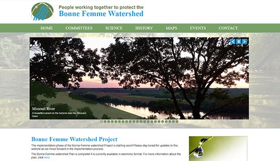 Bonne Femme Watershed Project website