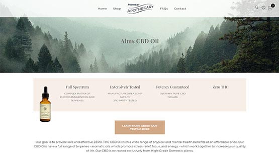 Midwest Apothecary website